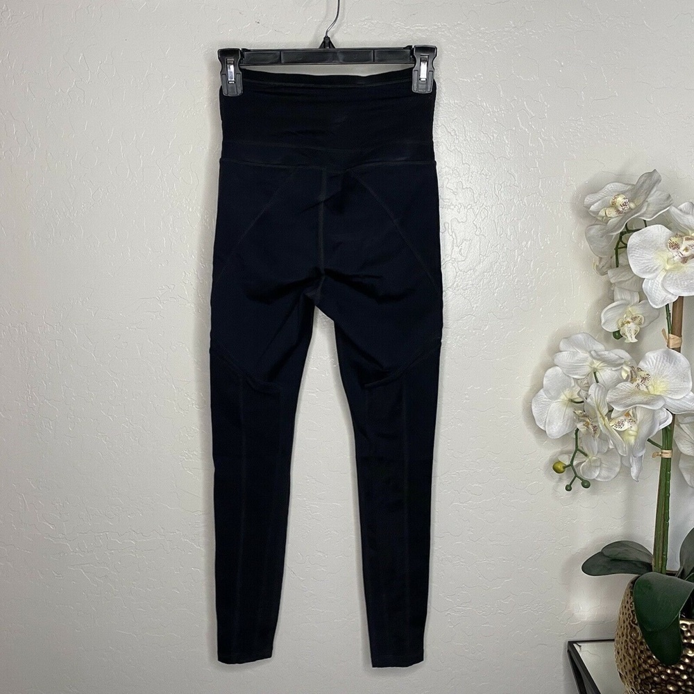 Lukka Lux Womens Black Stretch Leggings with Pockets Size XS - Picture 2 of 7